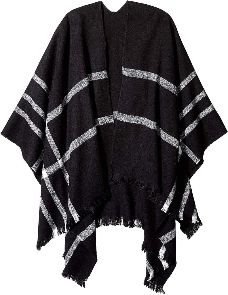Orchid Row Knit Scarf Poncho