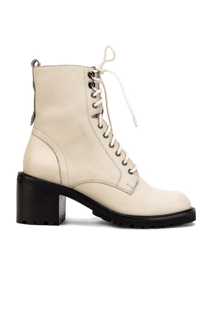 Seychelles Irresistible Bootie in Off White Leather