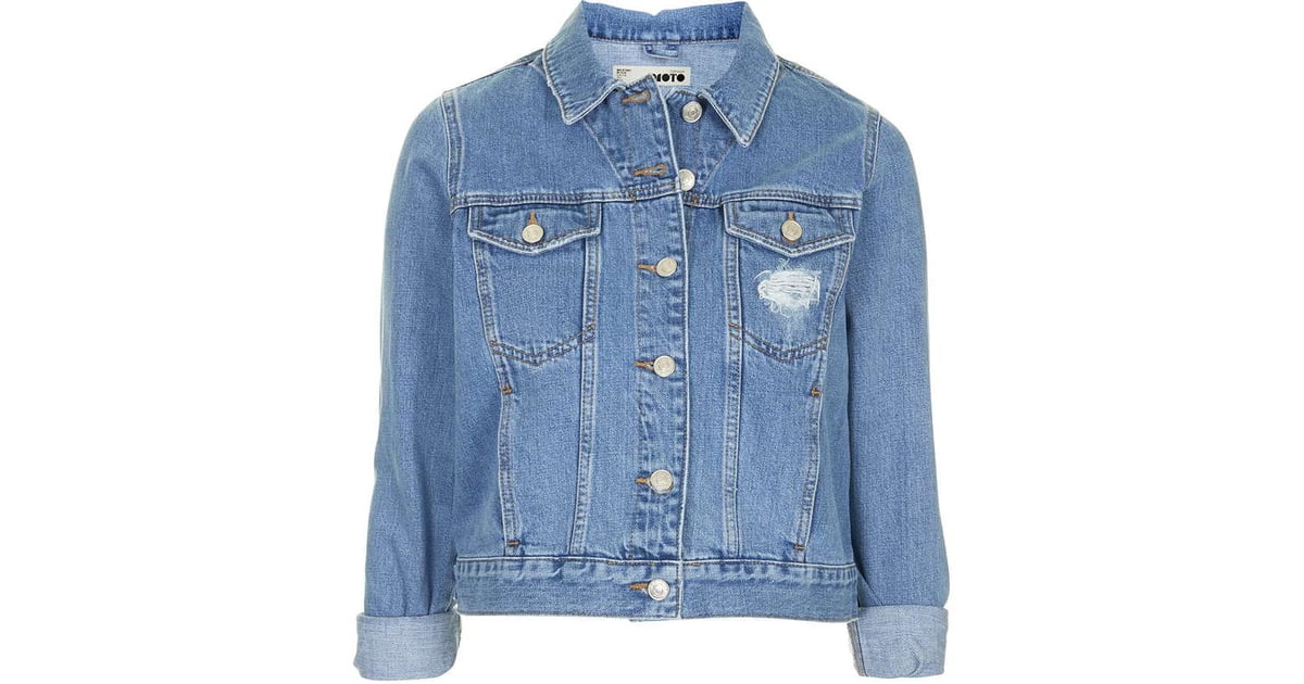 Moto Denim Jacket (75) Jackets Every Woman Needs POPSUGAR