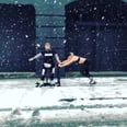 Warning: Karlie Kloss's Snowstorm Workout May Send Shivers Down Your Spine