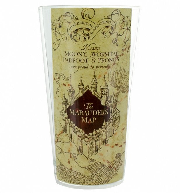 Marauder's Map Glass