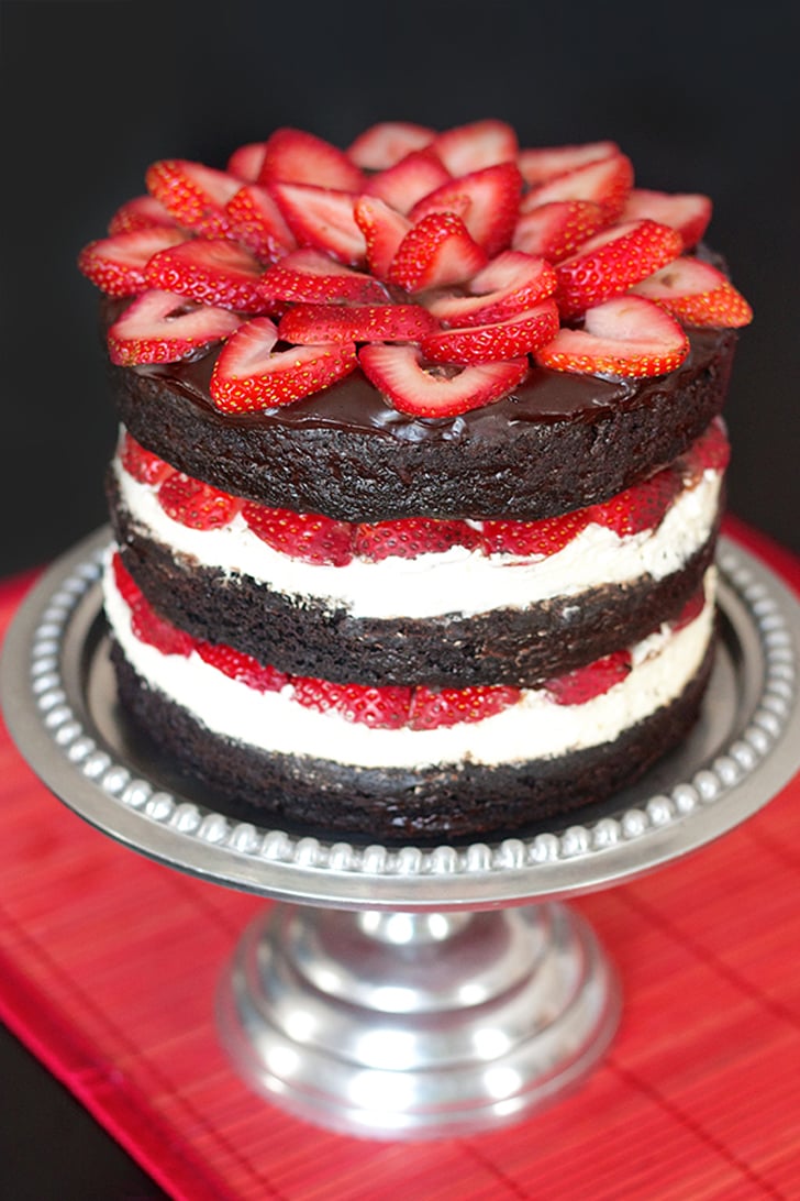 Strawberry Brownie Layer Cake Layer Cake Recipes