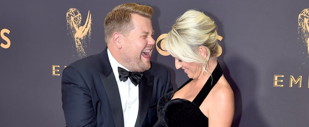 James Corden Rubbing His Wife's Belly at the Emmys Will Make You Smile