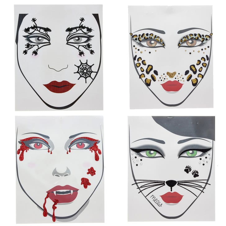 Temporary Face Tattoos For Easy Halloween Costume Ideas Popsugar Beauty Uk
