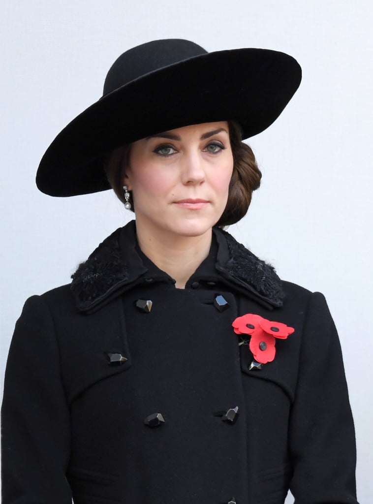 Kate Middleton and Prince William on Remembrance Day 2016