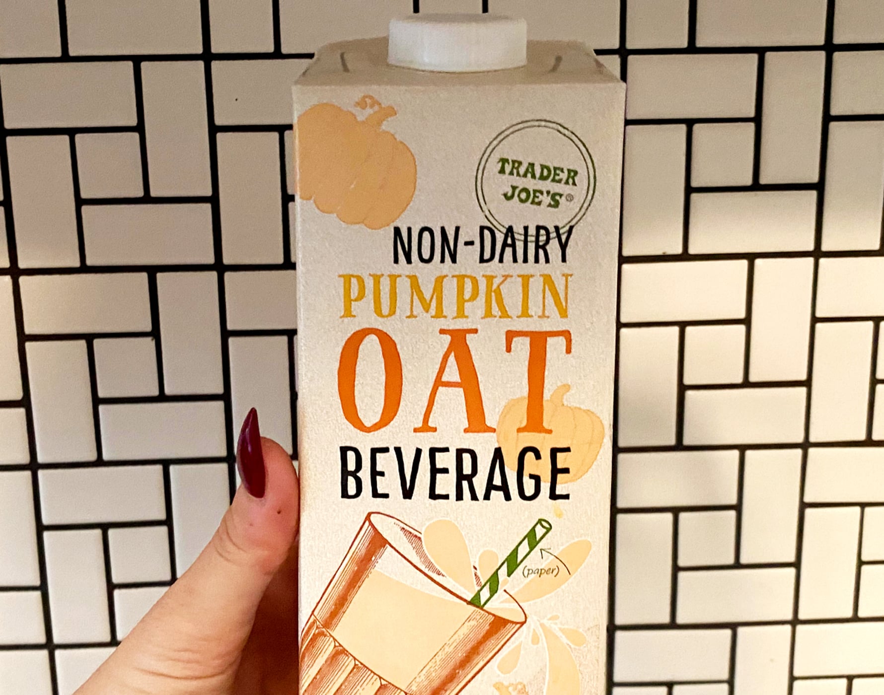 Trader Joe's NonDairy Pumpkin Oat Beverage Review POPSUGAR Food