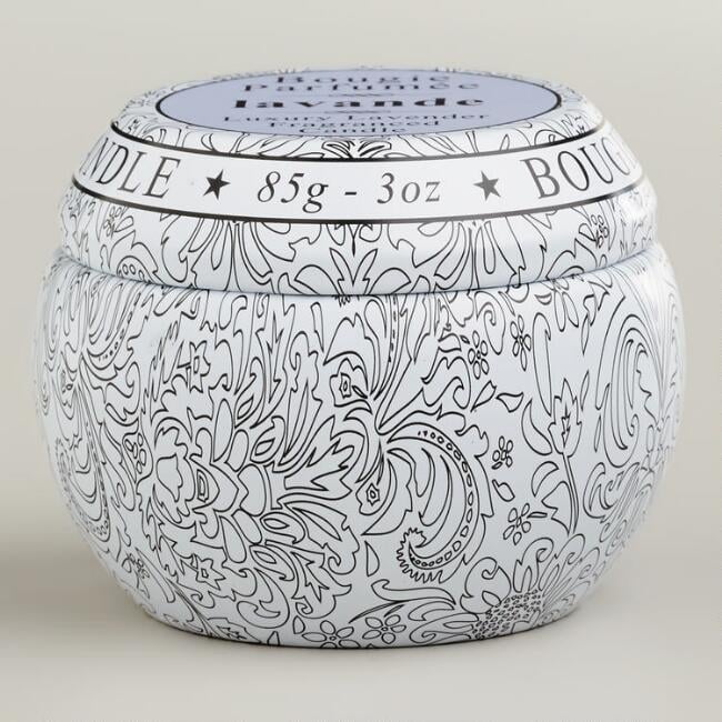 Lavender Travel Candle Tin