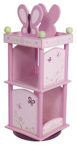 Levels of Discovery Sugar Plum Revolving Bookcase