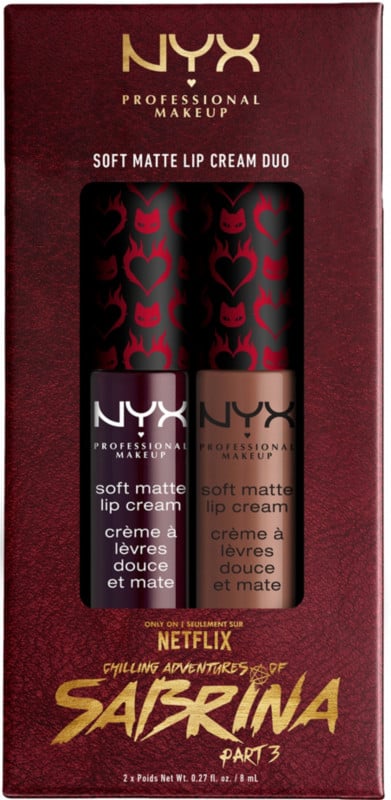 NYX x Chilling Adventures of Sabrina Soft Matte Lip Cream Duos in Weird Sisters