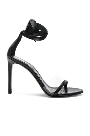 Calvin Klein Leather Camri Ankle Tie Sandals