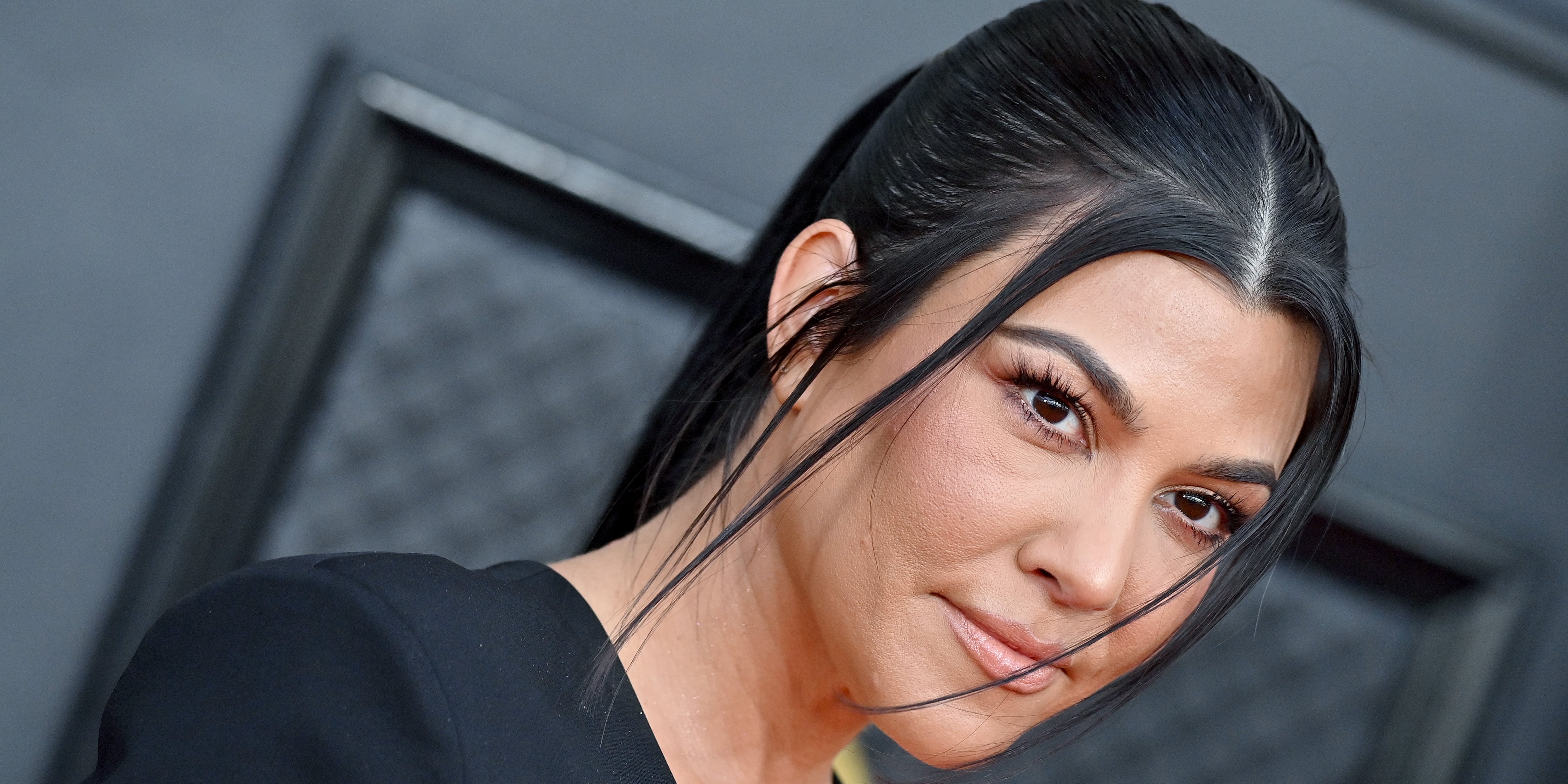 Kourtney Kardashian's "Birkin Bangs" Are the Ultimate Fall Cut