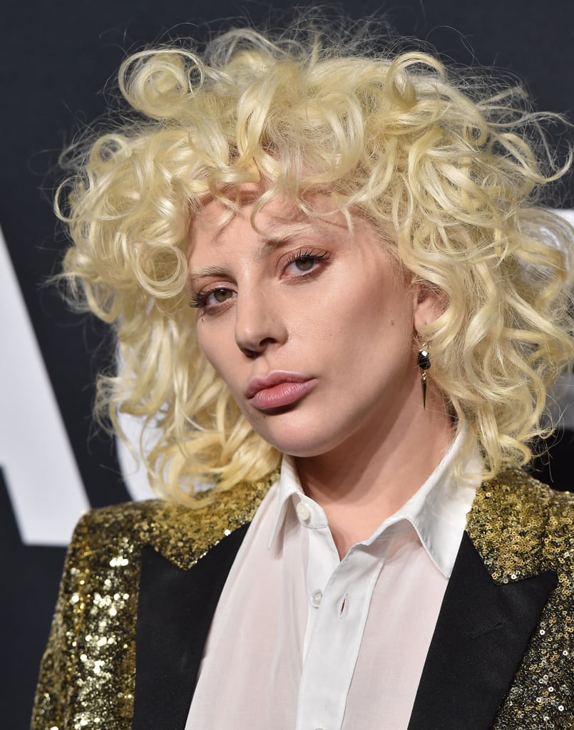 Lady Gaga at the Fall 2016 Saint Laurent Show