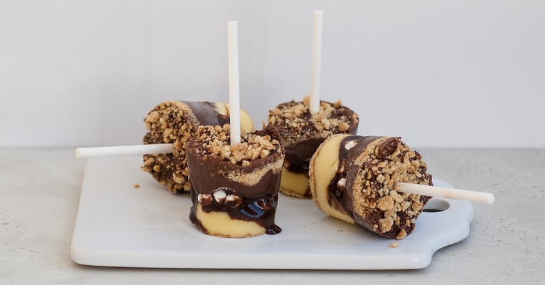 Frozen S'mores Pudding Pops