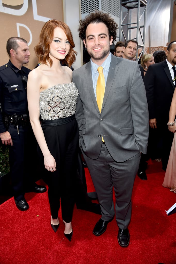 Emma Stone brought her brother, Spencer, as her date to the Golden Globes.