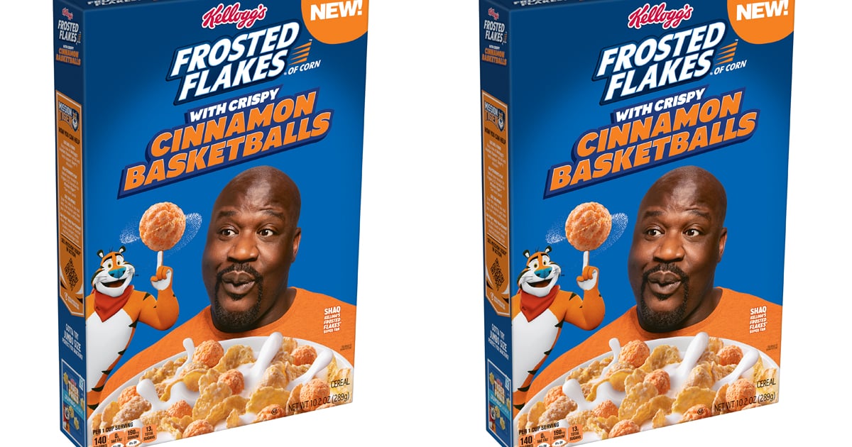 Shaquille O Neal Frosted Flakes With Cinnamon Basketballs Popsugar Food