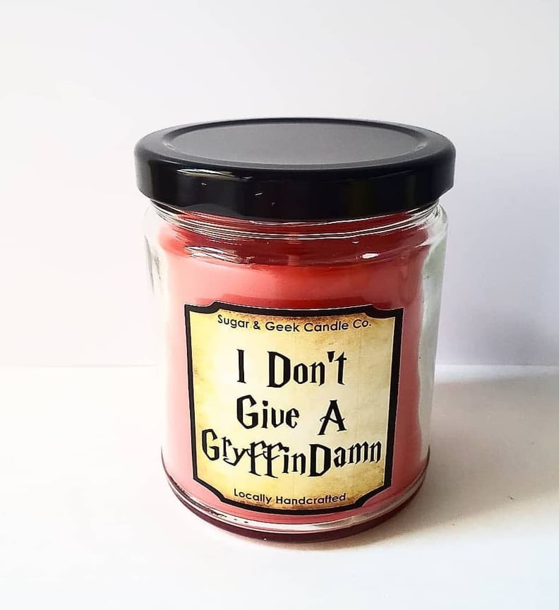 Sugar & Geek "I Don't Give a GryffinDamn" Candle