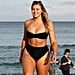Iskra Lawrence Black Bikini in Miami 2018