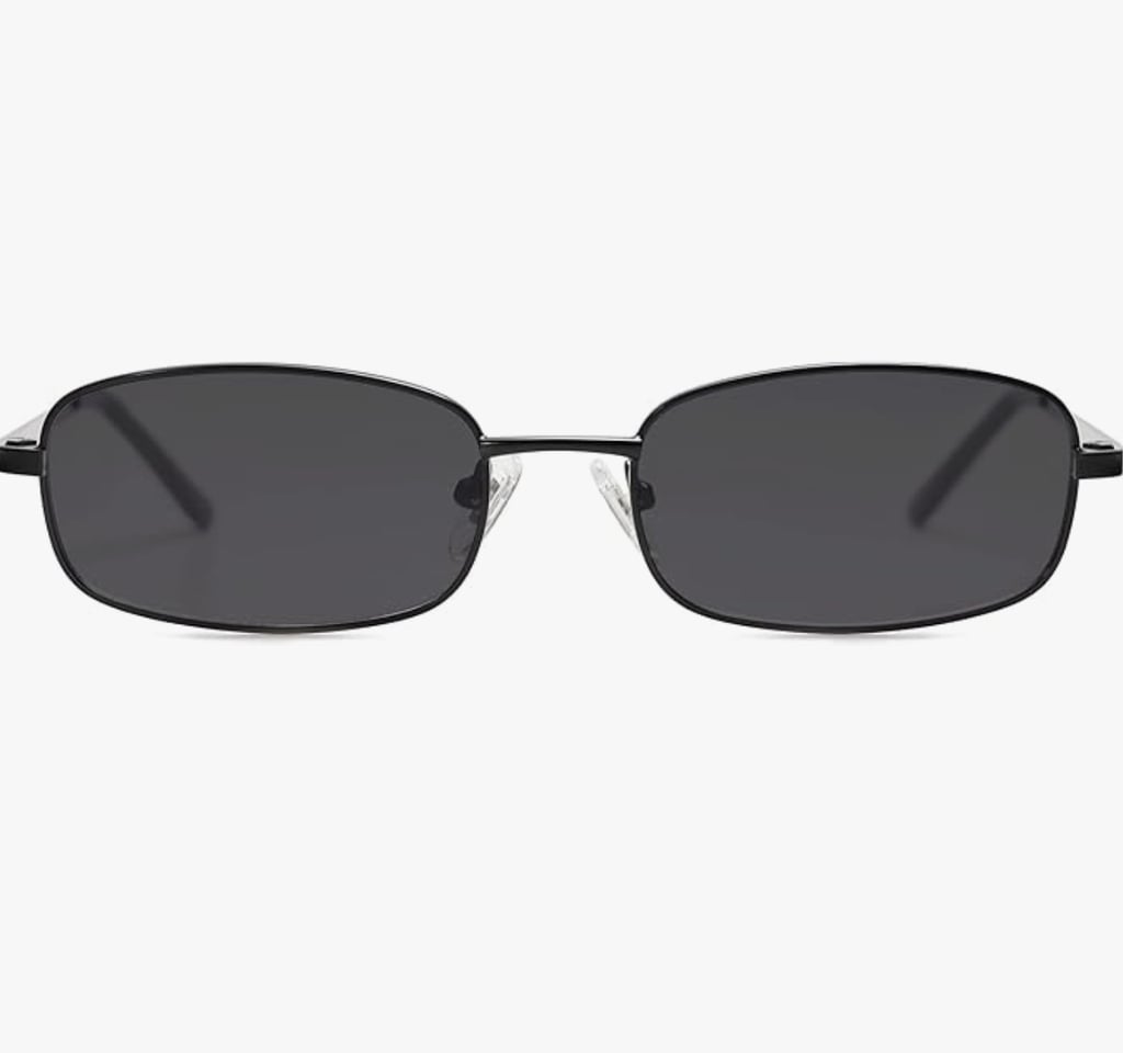 Sojos Trendy Rectangle Sunglasses