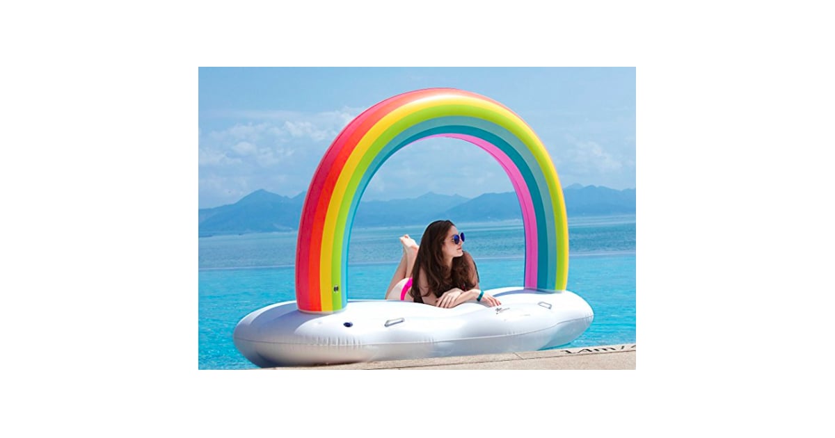 giant rainbow float