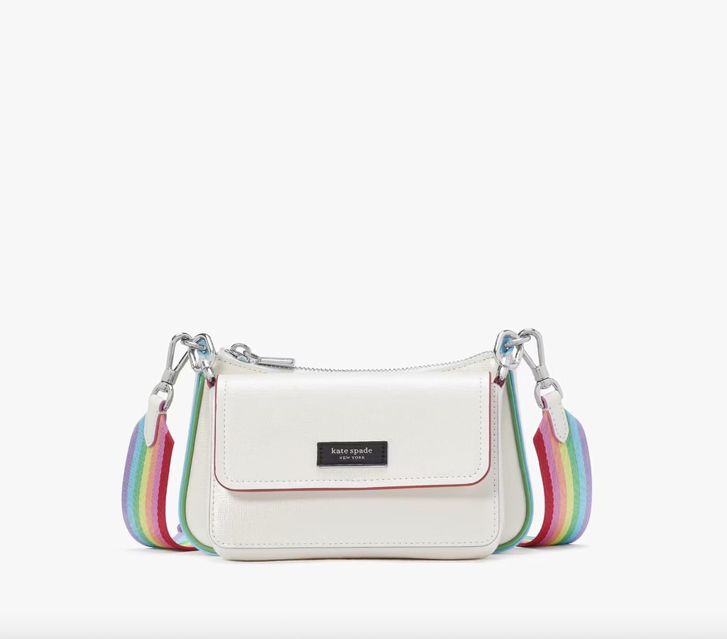 Rainbow Trim Crossbody Bag
