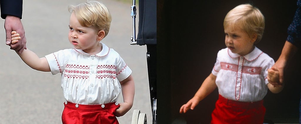 Prince George and Prince William Matching Outfits