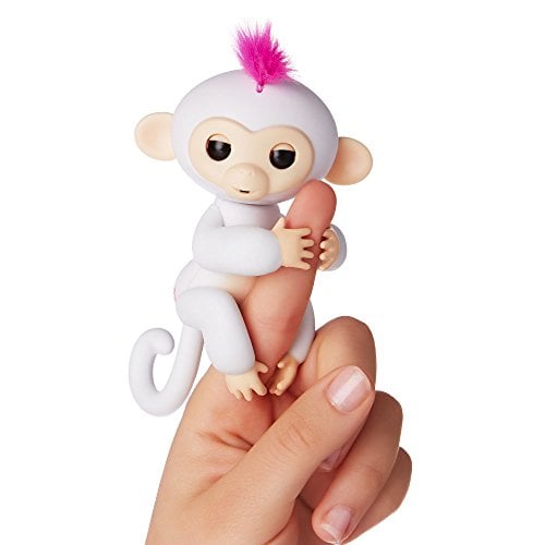 Fingerlings Baby Monkey in White