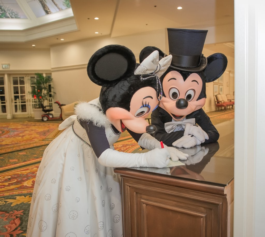 Invite Mickey and Minnie