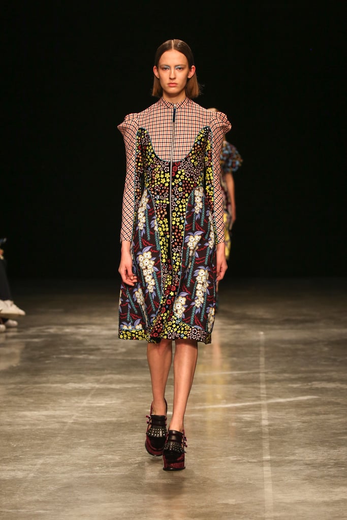 We think Alba is capable of rocking this sporty, strong-shouldered piece from Mary Katrantzou's Fall 2017 runway.