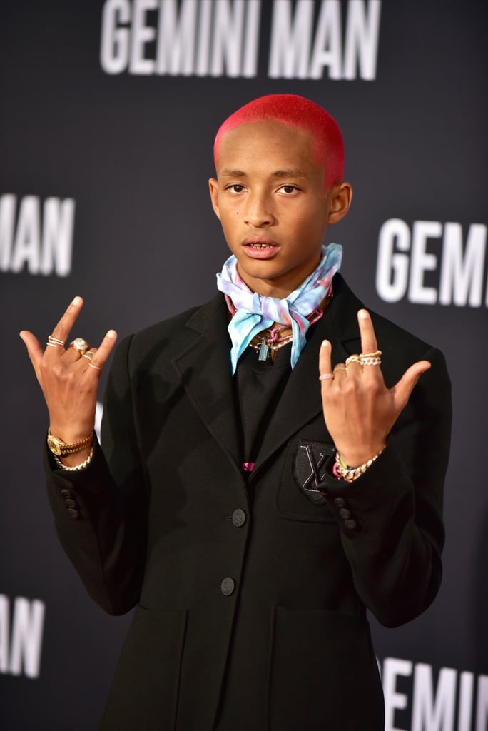 Jaden Smith With Neon-Pink Hair in 2019