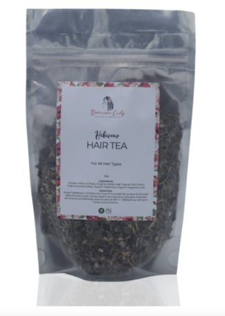 The Product: Dominican Curly Hibiscus Hair Tea