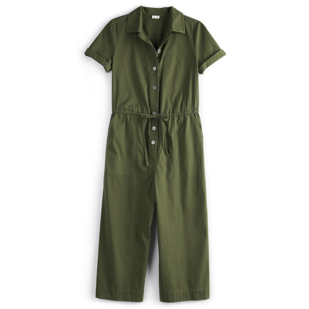 Cropped Utility Jumpsuit in Deep Depths