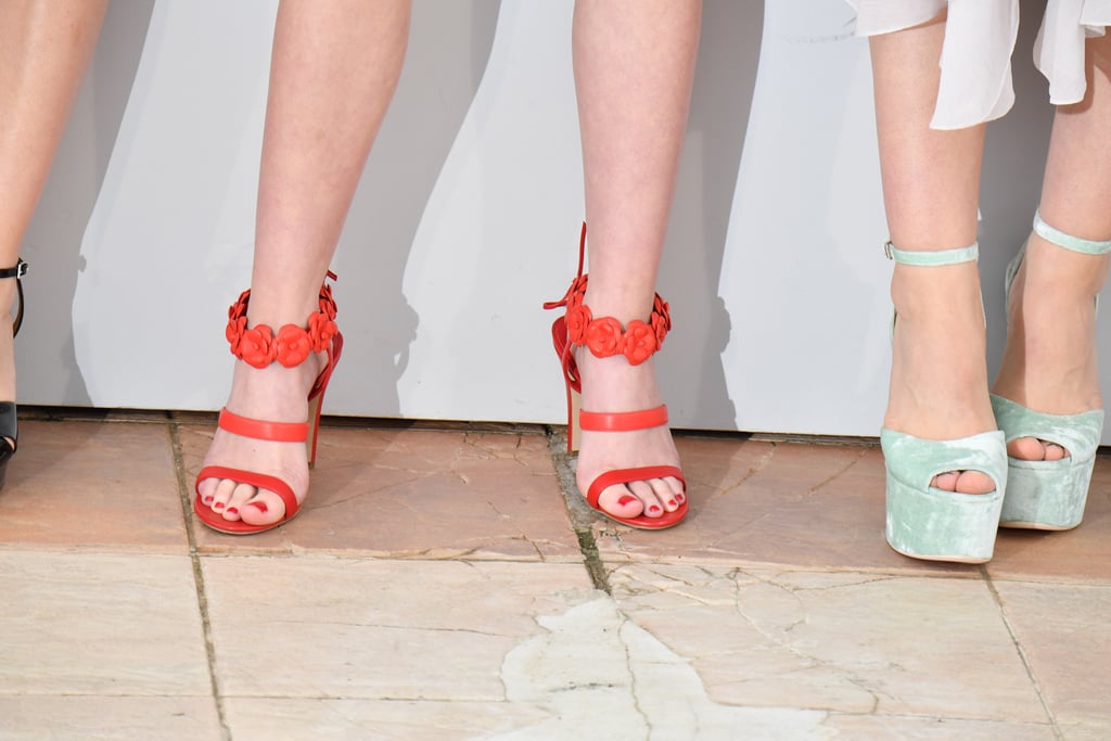 She Paired Her Outfit With Red Heels She Paired Her Outfit With Red Heels