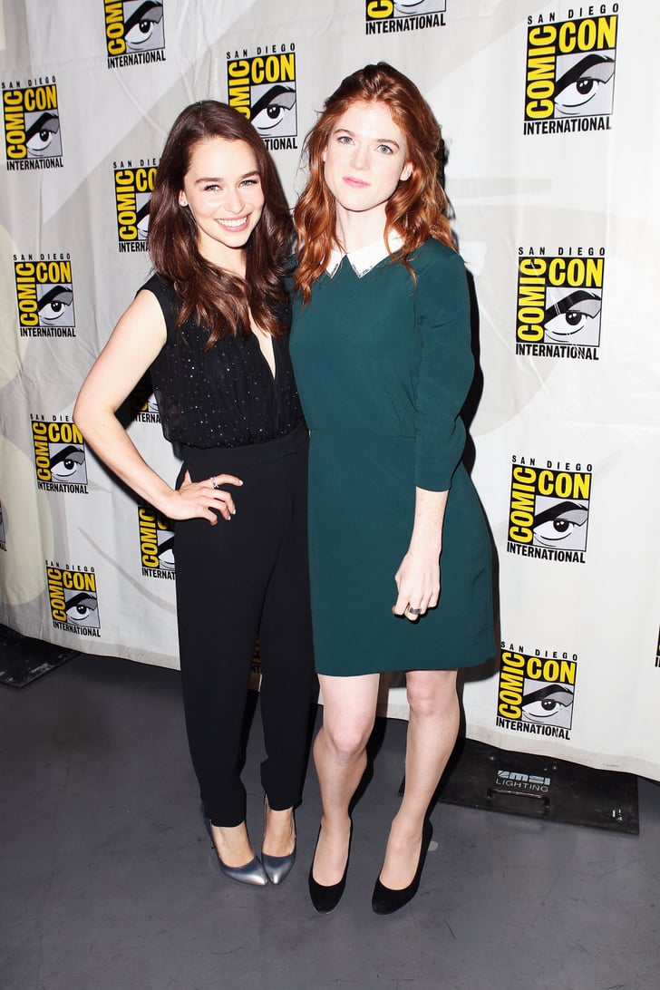 Are Emilia Clarke and Rose Leslie Friends? | POPSUGAR ...