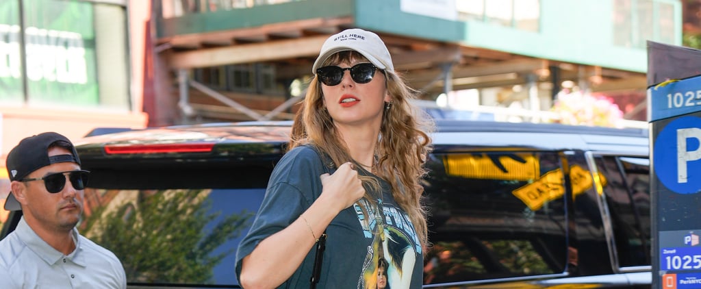 Taylor Swift's Shania Twain Graphic T-Shirt and Biker Shorts