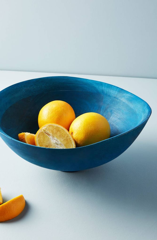 Anthropologie Hearthside Wood Serving Bowl