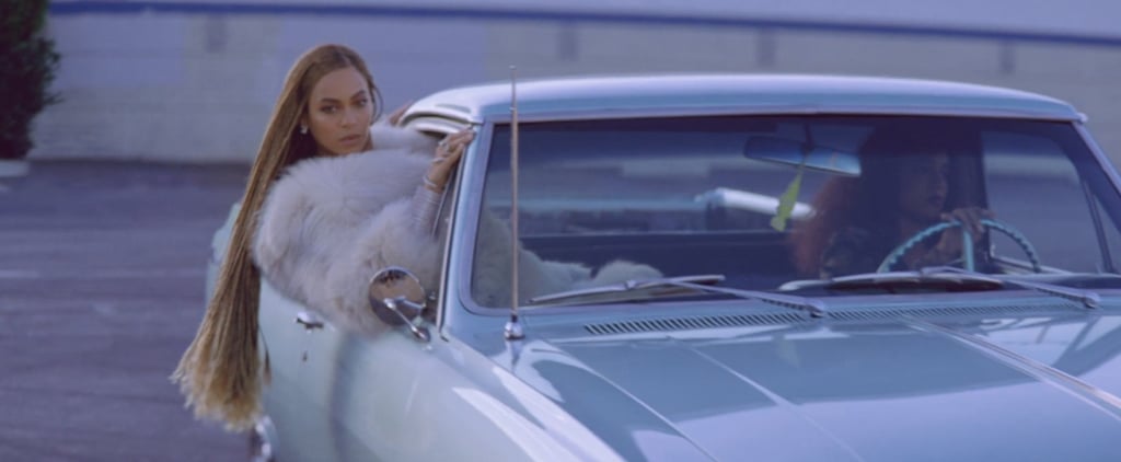 While the country was getting excited to see Beyoncé at Sunday's Super Bowl, the superstar decided to surprise us all by dropping her "Formation" track and video on Saturday. No big deal.
What is a major deal, though, is the high fashion Beyoncé wears throughout the video. From Fendi to Gucci, Beyoncé managed to work in a number of the world's top designers — and even gives a shout-out to Givenchy in the lyrics. Here's your ultimate guide to every piece she wears in her "Formation" video.