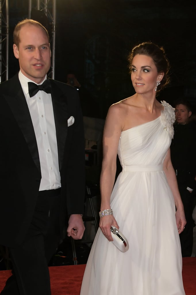 Kate Middleton's White Dress at the BAFTA Awards 2019