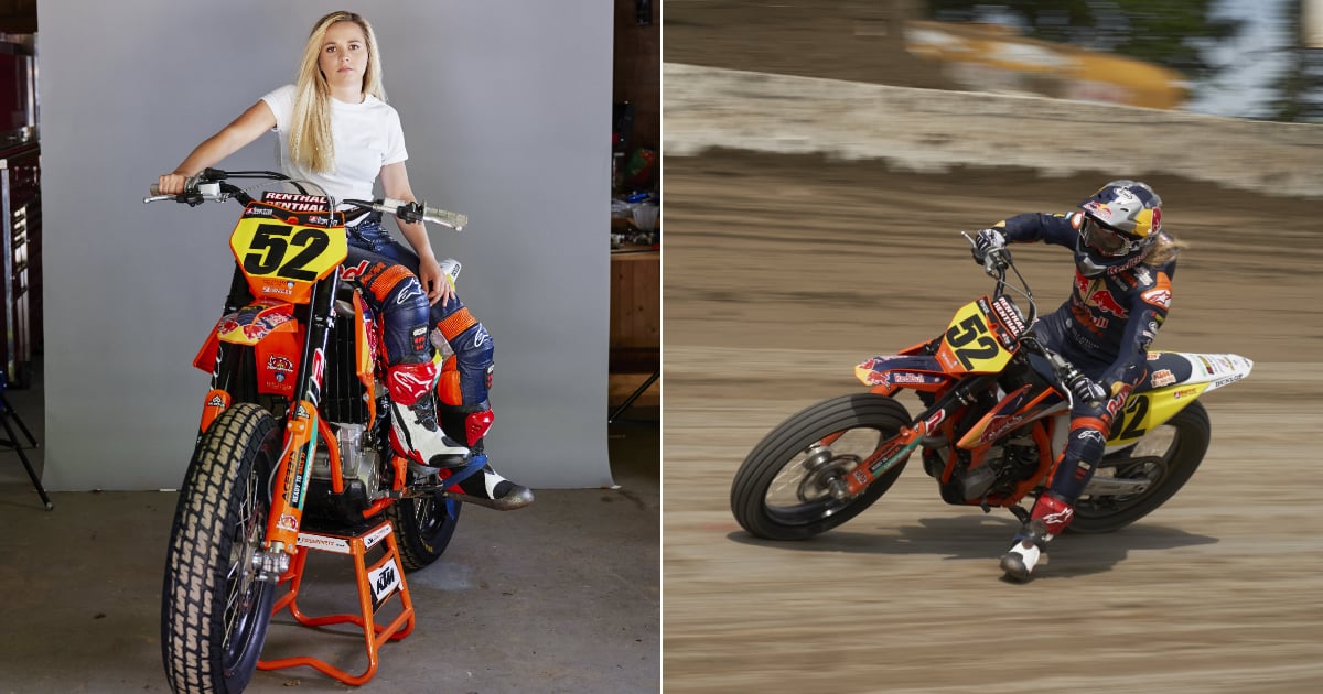 shayna texter flat track racer