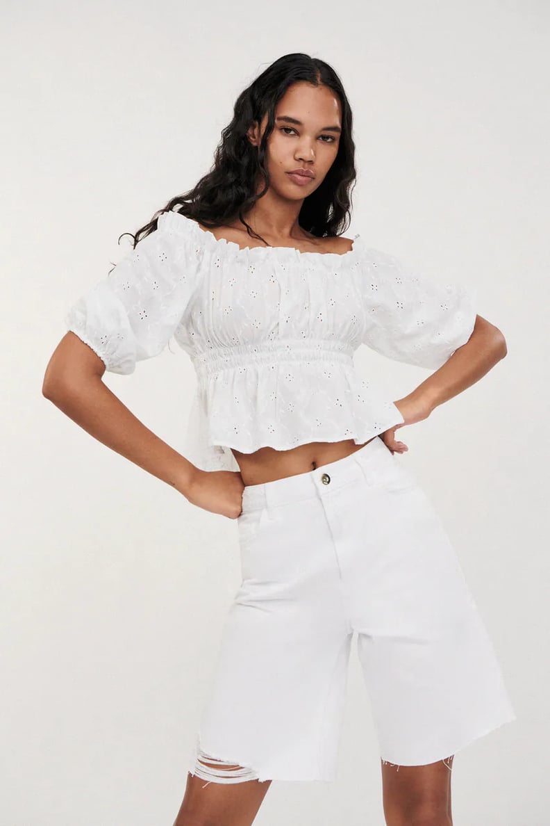 Something Sweet: Zara Openwork Embroidered Top