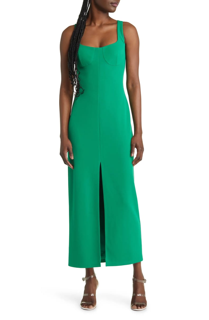 Best Spring Maxi Dresses: Wayf The Bravado Slit Front Maxi Dress