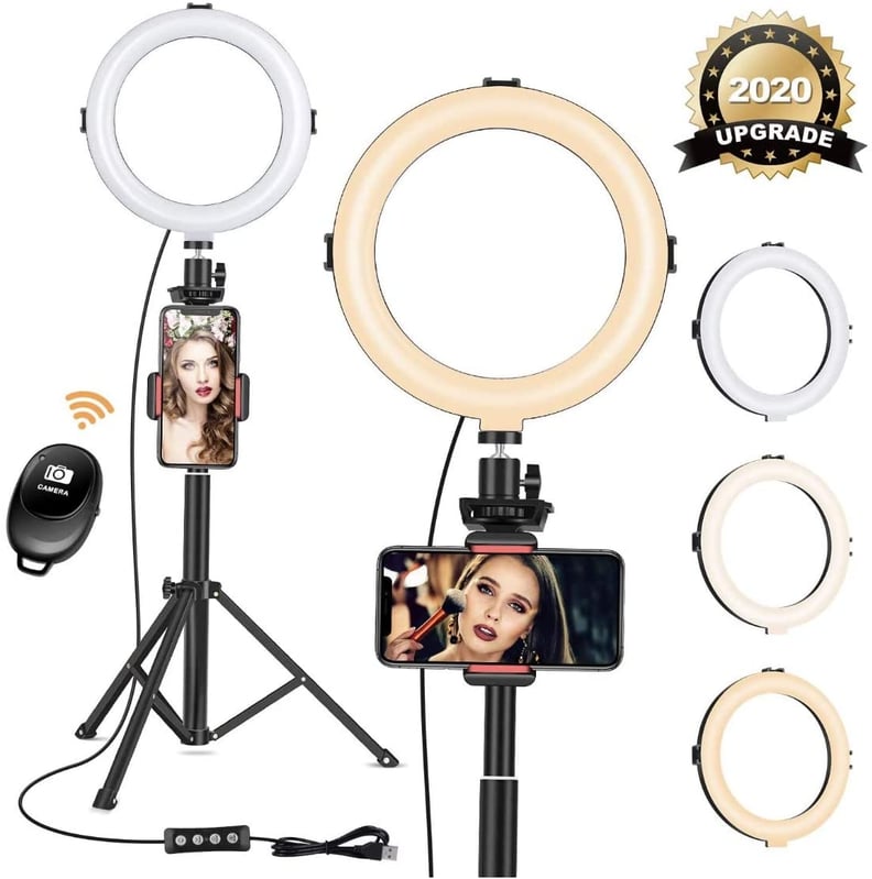 8" Ring Light With Tripod Phone Stand