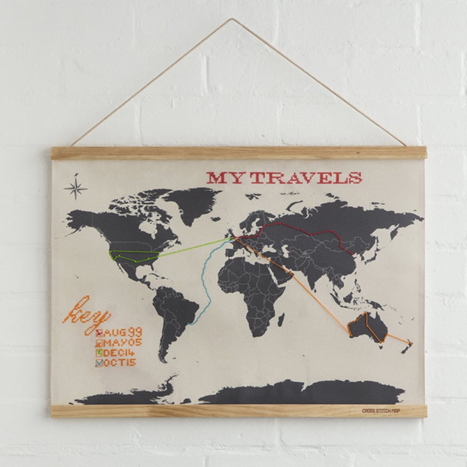 Cross Stitch Map