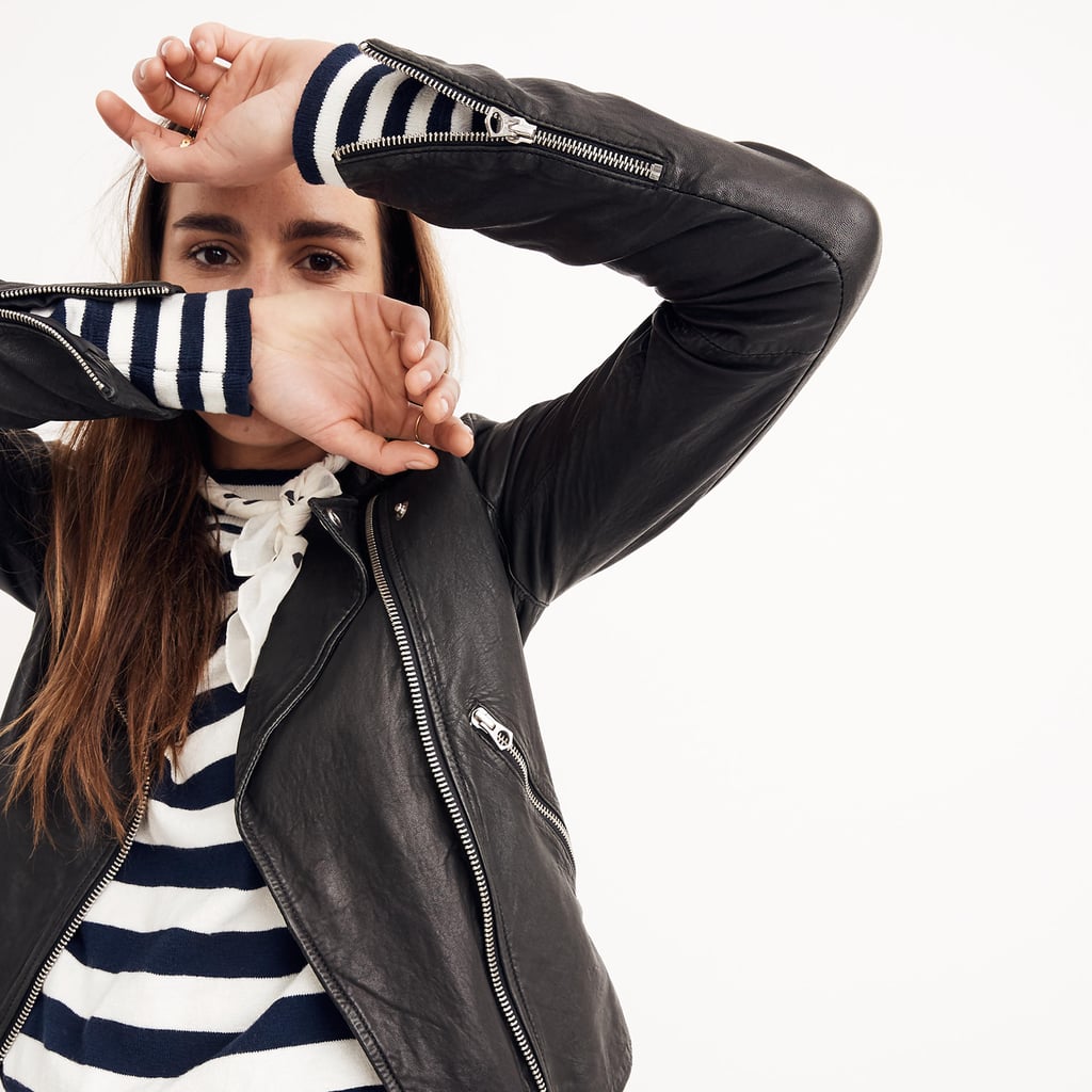 Madewell Washed Leather Moto Jacket