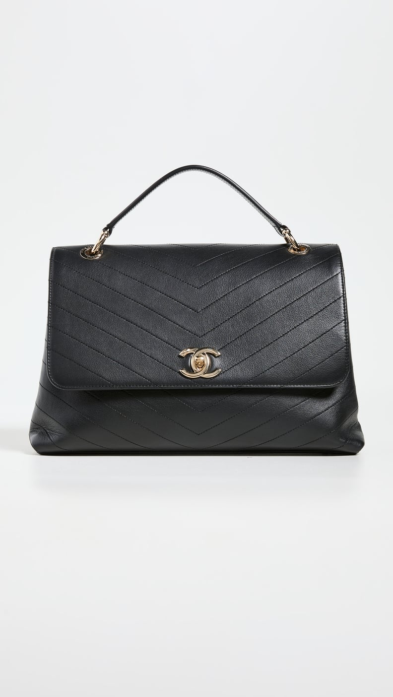 A Top-Handle Bag: What Goes Around Comes Around Chanel Quilted Satchel