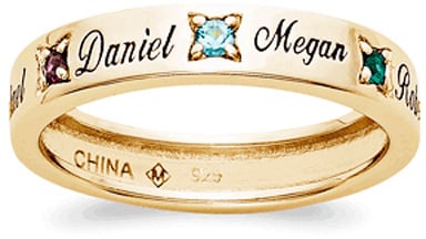 Birthstone Family Band