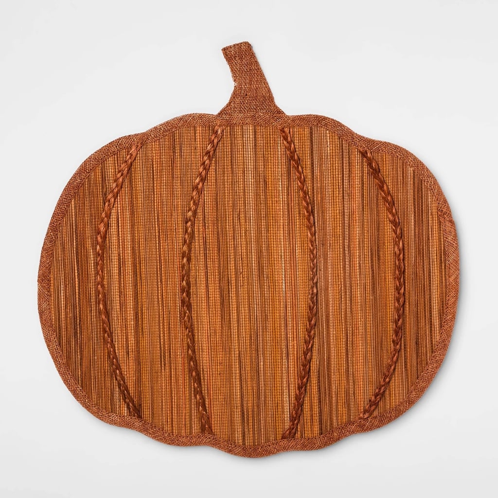 Pumpkin Shaped Placemat in Ginger