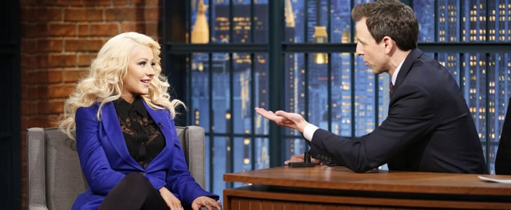 Christina Aguilera Does a Sex and the City Impression