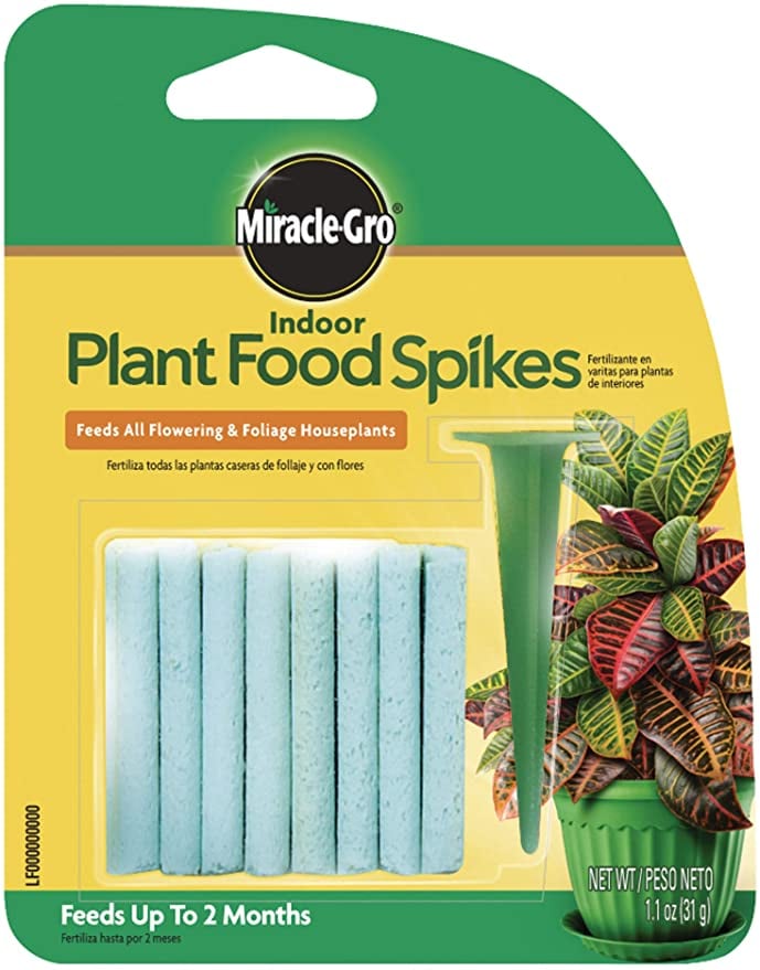 For Nourishment: Miracle-Gro Indoor Plant Food Spikes