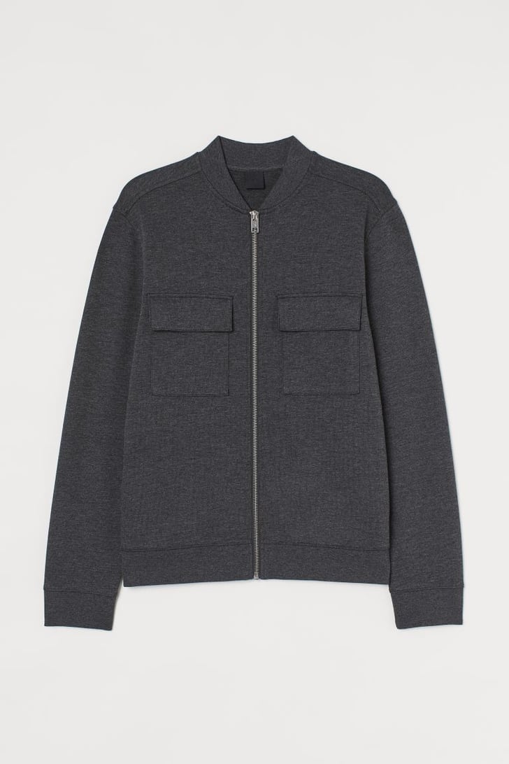 h&m jersey jacket