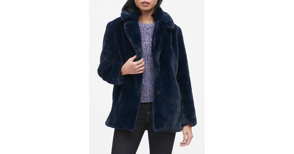 Banana Republic Faux Fur Jacket | The Best Coats and Outerwear From ...
